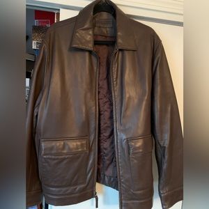 Men’s Brandini brown leather jacket